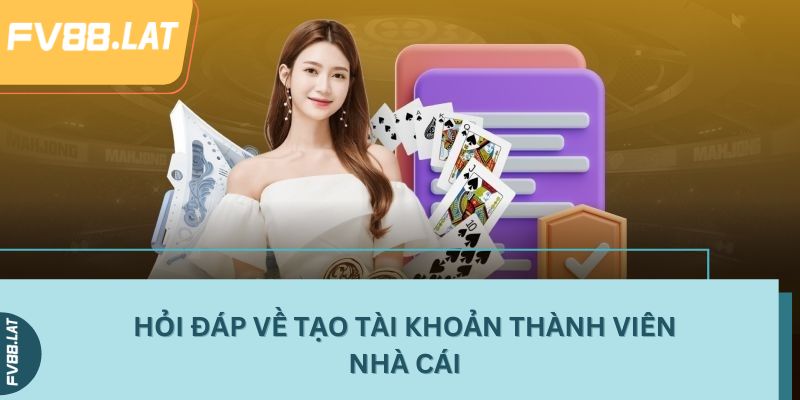 Hỏi đáp về tạo tài khoản thành viên nhà cái